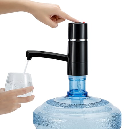 Cozy Blue Distributeur d'eau, pompe à bouteille d'eau portable pour universel 11,4, 15,1 et 18,9 litres avec chargement électrique USB et interrupteur d'arrêt automatique (noir Cozy Blue Distributeur d'eau, pompe à bouteille d'eau portable pour universel 11,4, 15,1 et 18,9 litres avec chargement électrique USB et interrupteur d'arrêt automatique (noir