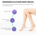 thumbnail image 4 of LAICAIW Silicone Body Scrubber, Silicone Loofah, Body Wash Scrubber, Body Scrub Brush, Body Scrubbers for Use in Shower, Silicone Loofah Body Scrubber, 4 of 6