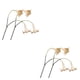 thumbnail image 4 of Flores artificiales Yuarrent 2 piezas Champán, 4 of 6