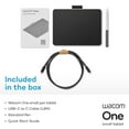 thumbnail image 6 of Wacom One Small Bluetooth Graphics Drawing Tablet, 7.4 x 5.6 inch; Compatible with Chromebook, Mac, Windows and Android for Digital Art, Photo Editing, Design; Includes Creative Software and Training, 6 of 6