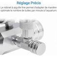 thumbnail image 5 of Aquarium CO2 Regulator with 12V Adapter, Aquarium Pressure Reducer, Dual Pressure Gauge Includes Bubble Counter and Check Valve, W21.8 Interface, 5 of 5