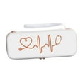 thumbnail image 3 of AMLESO Stethoscope Case Organizer Shockproof Lightweight Portable Dustproof with Pocket Professional Storage Box Stethoscope Holder White, 3 of 8