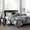 Black, variant on Madison Park 7 Piece Cotton Printed Comforter Set