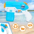 thumbnail image 5 of Pistola de agua cuadrada para niños, juguete de playa al aire libre, verano, playa, natatorio, a la deriva, 300ml, 5 of 5