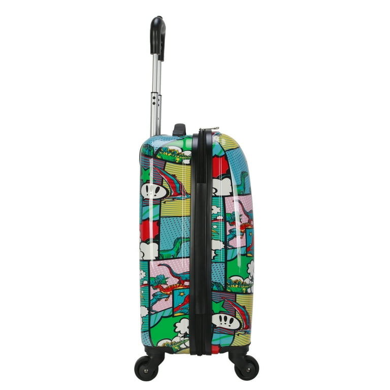 Protege Kids Hardside 18 Carry on Luggage Comic Dinosaur Walmart