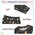 thumbnail image 3 of FORMRS Long Sleeve Top and Pants Pajama Set for Niños 2-Piece Sleepwear, Sizes 18M-8Y, Pixel Cat, 3 of 6