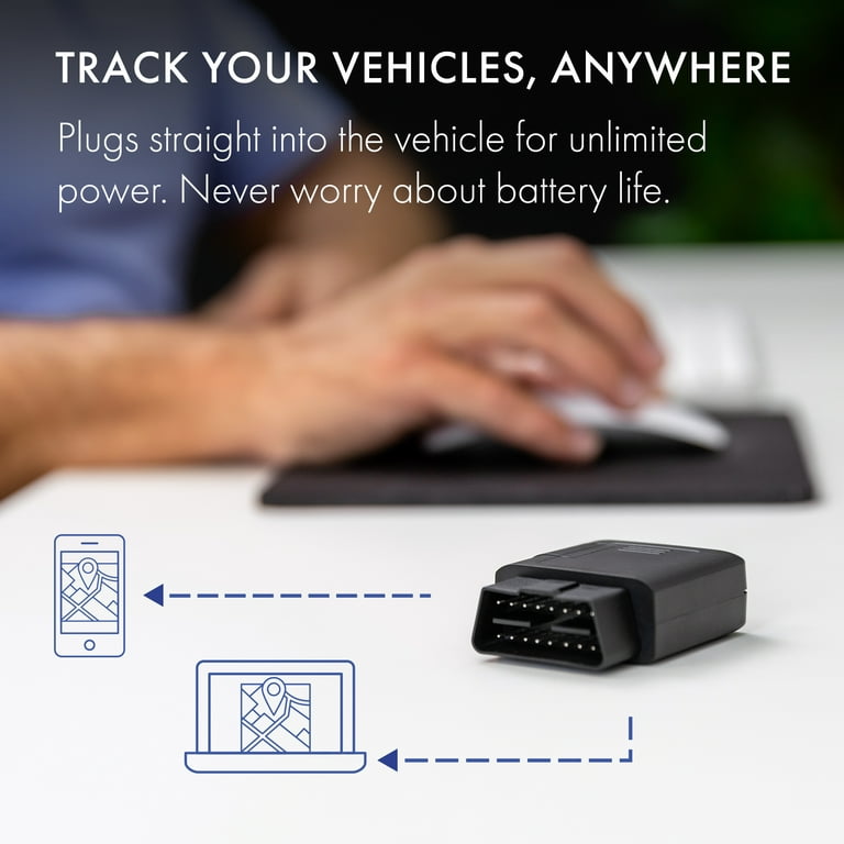 Brickhouse Security GPS Tracker for Vehicles No Monthly Fee - 1 Year  Subscription Included - Portable LTE GPS Tracking Devices for Cars Hidden -  Tiny