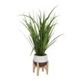 35 in. H Tall Grass Artificial Plant with Realistic Leaves and