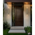thumbnail image 6 of 23.6" Modern Dimmable Outdoor LED Wall Sconce, 10W 3000K Warm White, 6 of 8