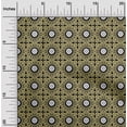 thumbnail image 2 of oneOone Silk Tabby Olive Green Fabric Arabic Moroccan Quilting Supplies Print Sewing Fabric By The Yard 42 Inch Wide, 2 of 5