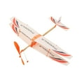 thumbnail image 7 of Twin Wing Rubber Band Powered Airplane Foam Glider Science Craft Toy Outdoor Flying Model For Kids Educational Activity, 7 of 7