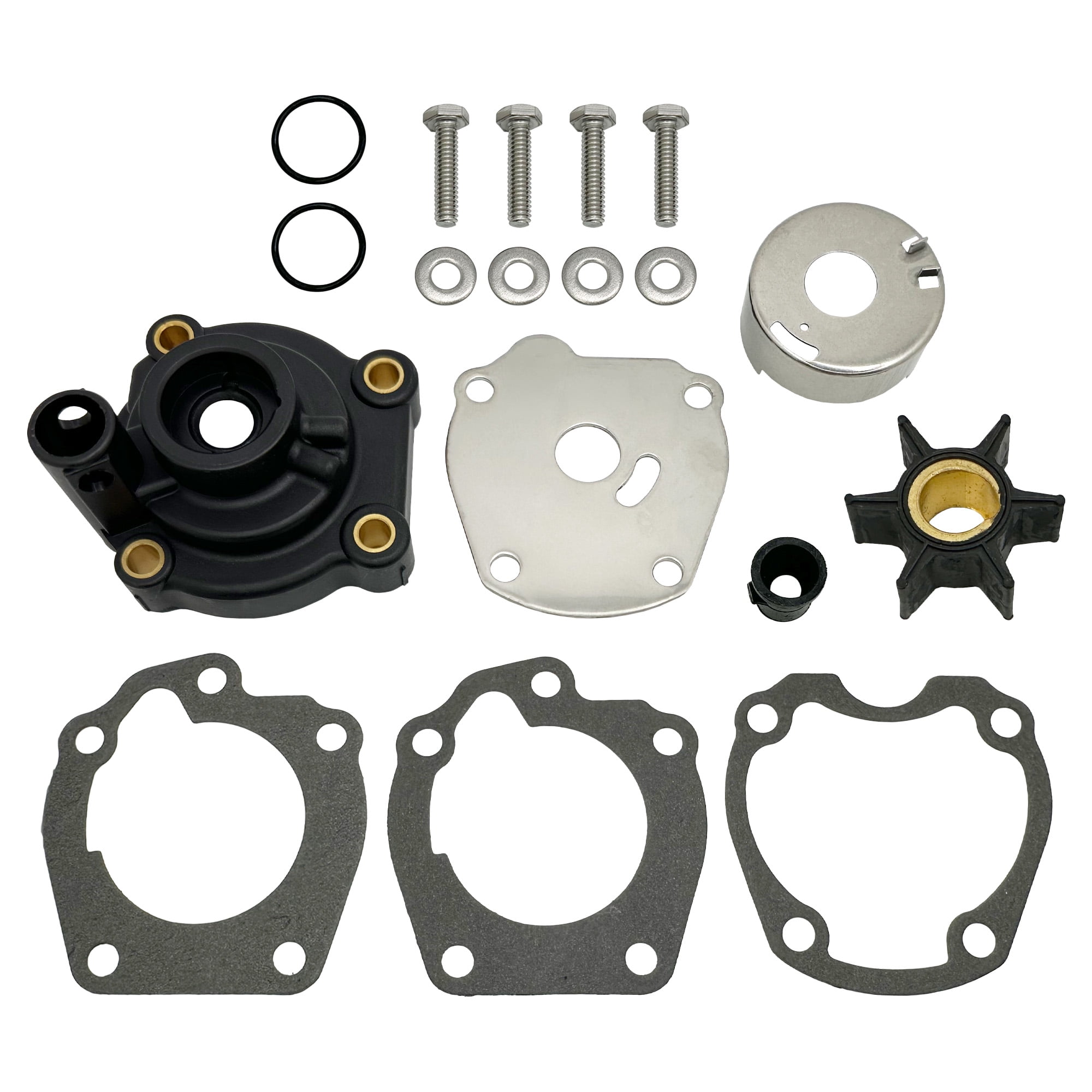 Water Pump Impeller Housing Kit Replacement for Johnson Evinrude 35 HP - 0391631, 0388891