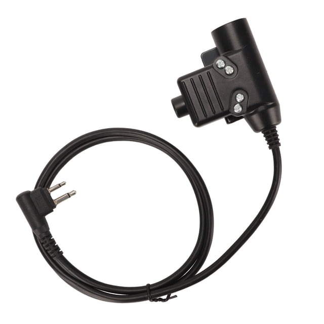 Adaptador PTT U94 Bling Bling Adaptador de auricular PTT Push-to-Talk Cable de auricular
