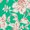 GREEN, variant on Women's Floral Front Slit Keyhole Detail Midi Dress