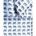 thumbnail image 2 of Melange Home Printed Design Cotton Collection 400 Thread Count Elephants Printeded Duvet Set - 4 Color True Navy Twin, 2 of 5