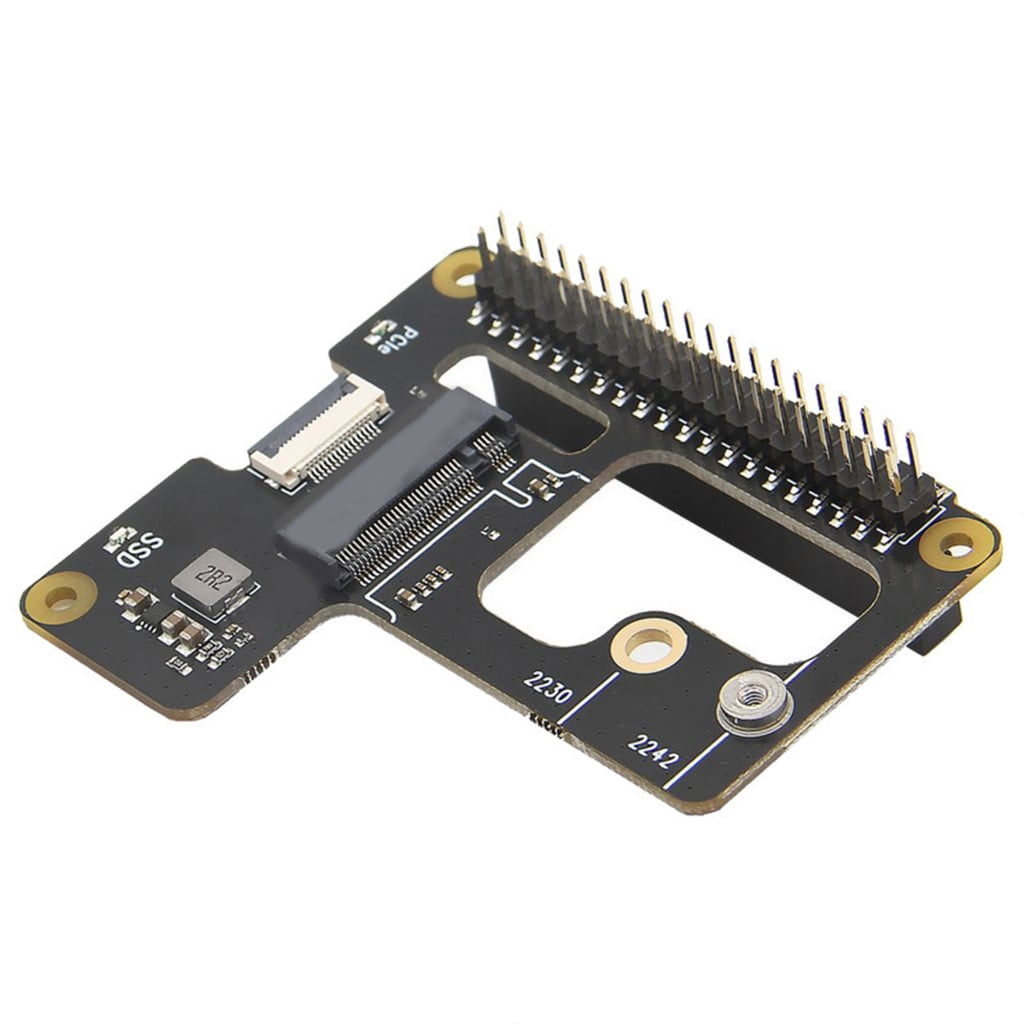 Convenient and Fast Storage Solution X1100 2.5" PCIE to M.2 NVME SSD Hard Drive Expansion Board for Pi 5