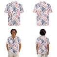 thumbnail image 2 of Whosucclay Starfish Coral Print Matching Hawaiian Outfits for Couples, Women's Casual Summer Sleeveless Crewneck Dress with Pockets Men's Hawaiian Button Down Aloha Shirt, S, 2 of 7