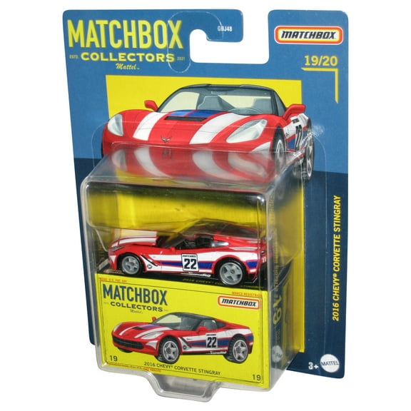 Matchbox Collectors (2021) Red 2016 Chevy Corvette Stingray Toy Car 19/20