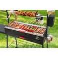 thumbnail image 3 of Portable Charcoal Grill Charcoal Grill Foldable Camping Barbecue Stainless Grills and Storage Shelf for Camping, 3 of 6