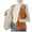 Gold, variant on GEWSEY Womens Checkered Sherpa Vest Sleeveless Winter Fleece Jacket High Neck Zip Up Plaid Gilet with Chest Pocket (Red, L)