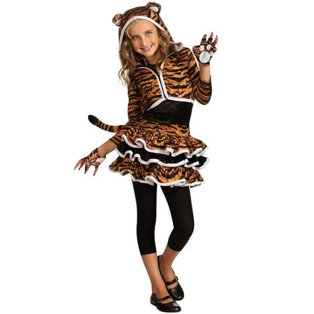 Tigress Hoodie Costume - Girls