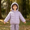 thumbnail image 7 of ZBSOKO Kids Puffer Jackets Hooded Full Zip Winter Outerwear with Pocket Lightweight Solid Color Padded Coats Warm Clothes Sizes 0-15 Years, 7 of 7