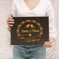 thumbnail image 2 of Darling Souvenir Personalized Engraved Laser Cut Wedding Guest Book Wooden Cover Sign-in Book Registry Guestbook Scrapbook-FK, 2 of 7