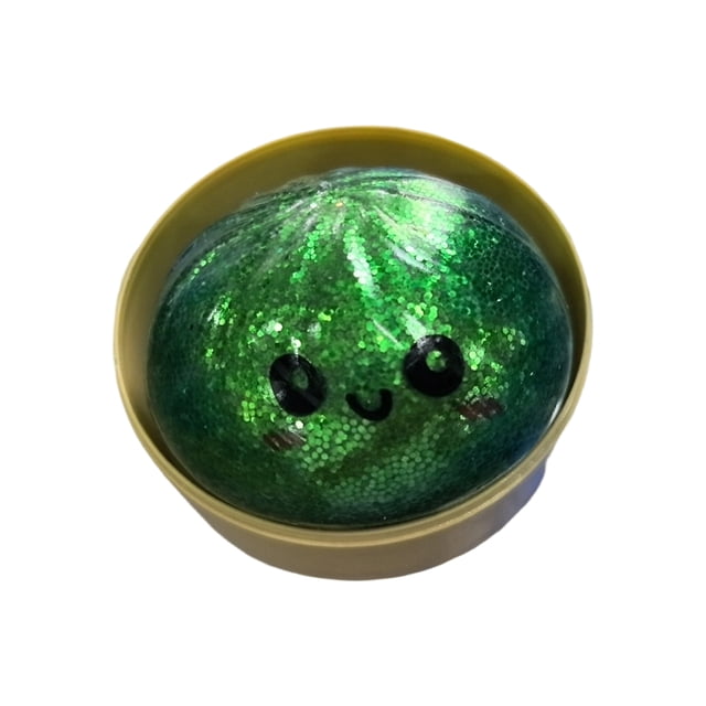 Glitter Dumpling Squishy, Slow Rising Soft Squeeze Toy