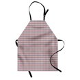 thumbnail image 1 of Geometric Apron, Round Edged Pink Rhombus Shapes Forming a Tile Pattern, Unisex Kitchen Bib with Adjustable Neck for Cooking Gardening, Adult Size, Taupe Grey Pale Pink, by Ambesonne, 1 of 4