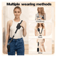 thumbnail image 5 of Correa Celular Y Carteras Cuerpo Y Muñequera Moda Ajustable Eo Safe Imports Negro, 5 of 5