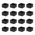 thumbnail image 1 of Uxcell Tapas para Patas de Silla, Protectores de Piso de PVC Antideslizantes Cubiertas para Patas de Silla 1-1/2"x1-1/2" 16, 1 of 6