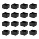 thumbnail image 1 of Uxcell Tapas para Patas de Silla, Protectores de Piso de PVC Antideslizantes Cubiertas para Patas de Silla 1-1/2"x1-1/2" 16, 1 of 6