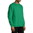 thumbnail image 3 of Hanes Men's and Big Men's Ecosmart Fleece Sweatshirt, up to Size 5XL, 3 of 6