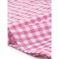thumbnail image 5 of Unique Bargains Ruffle Shirt for Women's Cap Sleeve Plaid Gingham Blouse XS Pink, 5 of 6