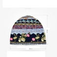 thumbnail image 5 of Dyfzdhu Unisex Print Hat Ruffle Cancer Beanie Scarf Collar Turban Head Wrap Cap Blue, 5 of 7