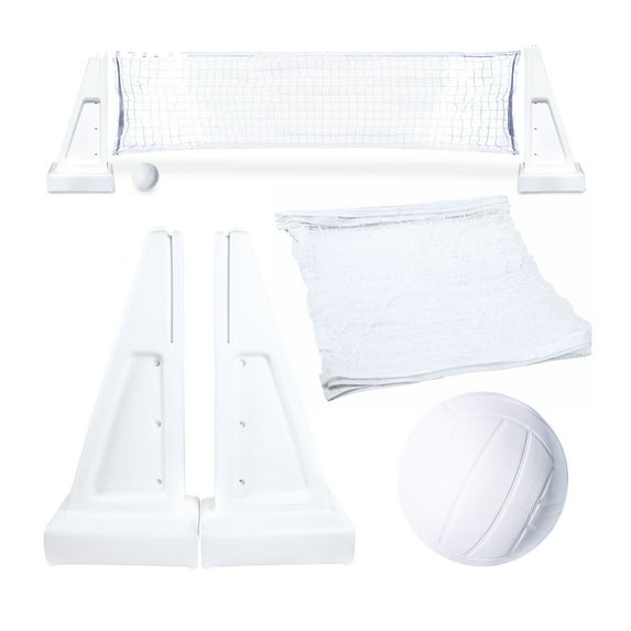 Open Box Inground Swimmng Pool 34 Inch Wide Volleyball Net Ball Game Set