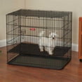 thumbnail image 1 of Proselect ZW064 24 17 Puppy Playpen with Plastic Pan Sm Black S, 1 of 1
