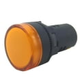 thumbnail image 2 of Luz indicadora LED de 220V Uso de larga duración Lámpara Singal 22 mm Agujero de instalación Amarillo Zulema Lámpara de semáforo LED, 2 of 6