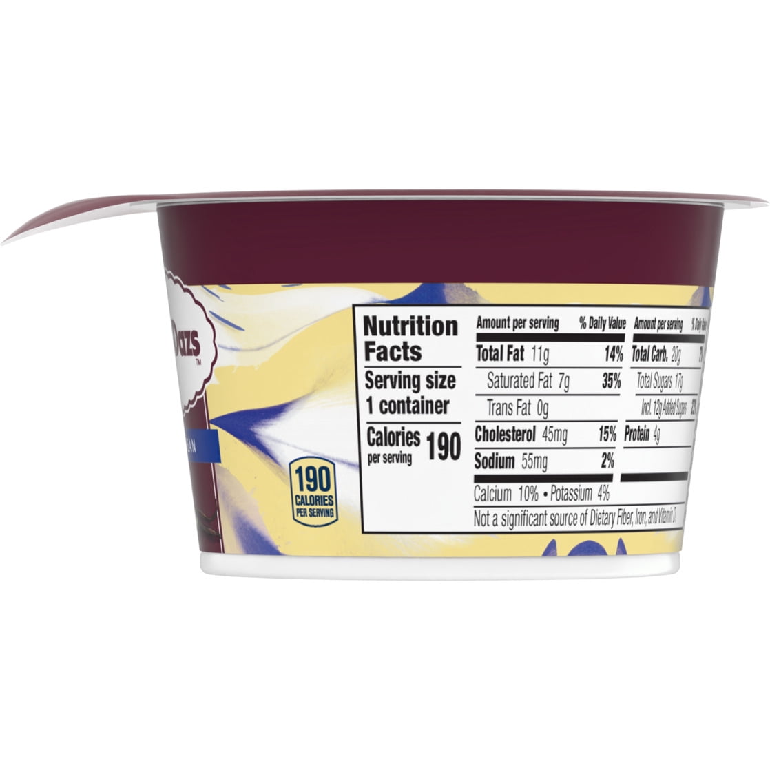 Haagen Dazs Cultured Cream Yogurt Style Snack, Vanilla Bean, 4 oz Cup