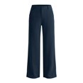 thumbnail image 7 of DHFJKG Wide Leg Pants For Women Corduroy Palazzo Workwear Elastic Waistband Long Pants Fall Clothes, 7 of 7