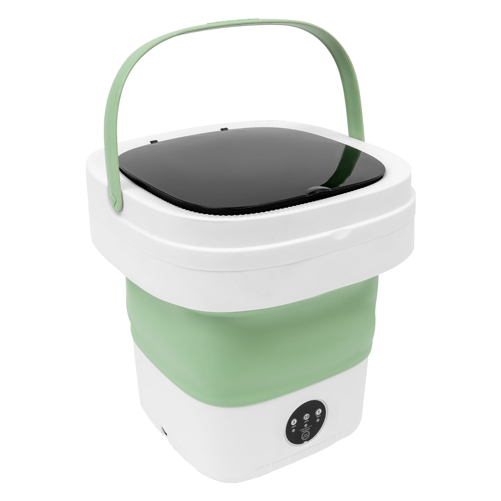 Portable Mini Washing Machine – 12L Foldable, 36W Copper Motor, 3 Wash Modes, 110V US Plug, for Underwear Socks Baby Clothes Travel Dorm