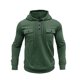 thumbnail image 4 of pstuiky manga larga para hombre, Sudadera con capucha para hombre, con botones sólidos, para entrenamiento, con múltiples bolsillos, para deportes al aire libre Tops casuales para hombres m, 4 of 7