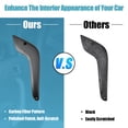 thumbnail image 4 of Tirador de puerta interior Unique Bargains lado derecho para Ford Fiesta 11-20 fibra de carbono, 4 of 7