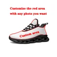 thumbnail image 1 of Zapatillas deportivas planas para hombre y mujer, para el festival del Día de Acción de Gracias, para correr, de alta calidad, a la moda, hechas a medida, con cordones., 1 of 6