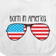 thumbnail image 4 of Inktastic Born in America Boys or Girls Baby Bib, 4 of 4