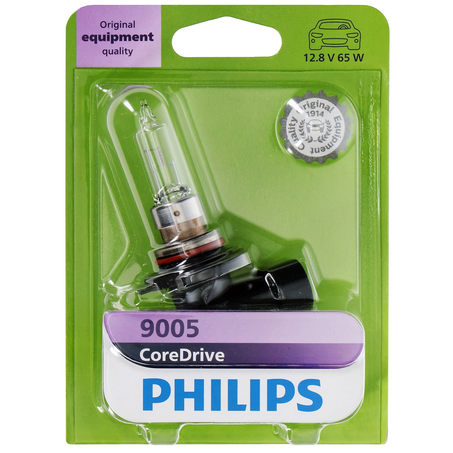 Philips CoreDrive 9005 Halogen Headlight Bulb, 1 Pack, Fits Select Vehicles