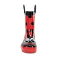 thumbnail image 3 of Kids Lucy Ladybug Rain Boot - Red, 3 of 8