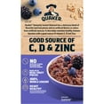 thumbnail image 2 of Quaker Immunity Instant Oatmeal, Blueberry Blackberry, Good Source of Vitamins C, D, & Zinc, Whole Grains. 1.41 oz packets, (6 Pack), 2 of 6