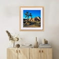 thumbnail image 3 of SkyDrama 20 in x 20 in Beige Beige Wood Grain Style Frame, 3 of 6
