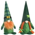 thumbnail image 7 of Tyidzon St Patricks Day Gnome Ornaments, Plush Green Gnomes with Shamrock for St. Patricks Day Decorations, Irish Festival Faceless Doll Gnome Gifts for Kids Women Men Shelf Table Decor, 10", 7 of 7